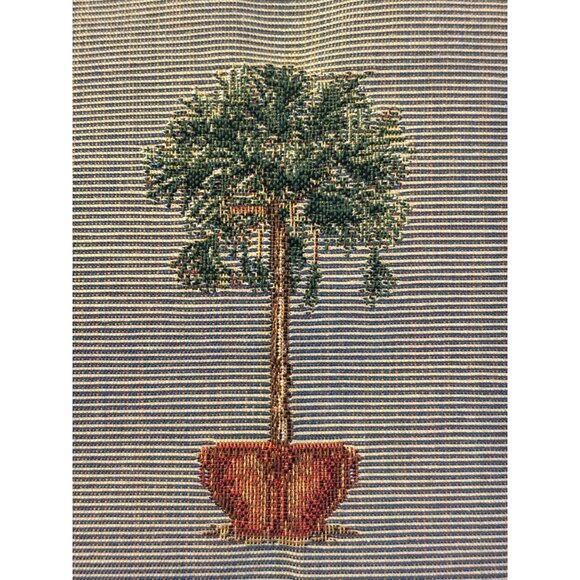 Tommy Bahama Tropical Print Tapestry Tote Handbag Small Shoulder Bag Leather Han - Picture 3 of 11